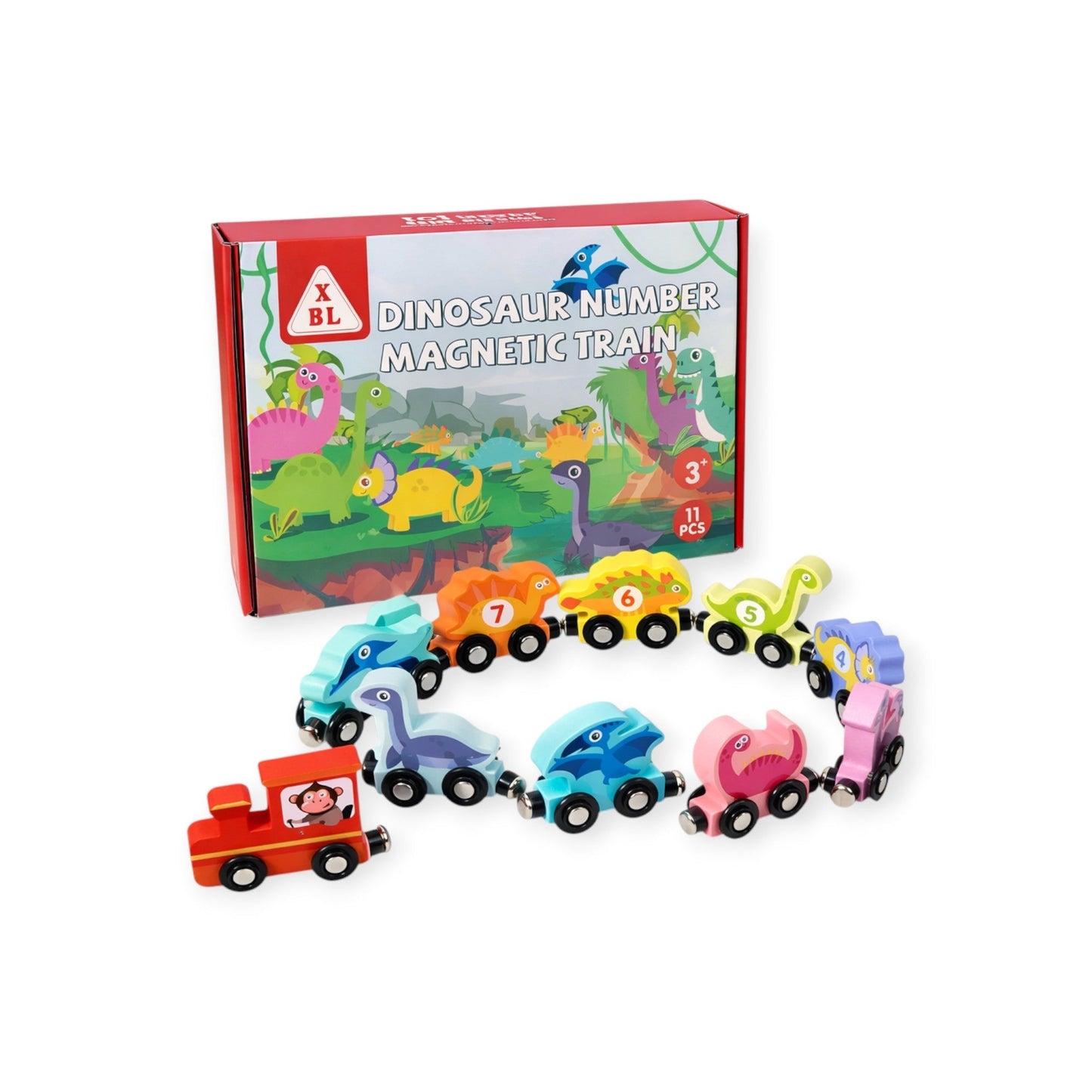 Montessori Wooden Dinosaur Train