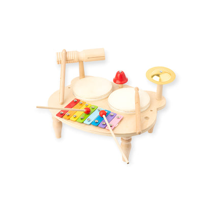 Montessori Wooden Drums Set