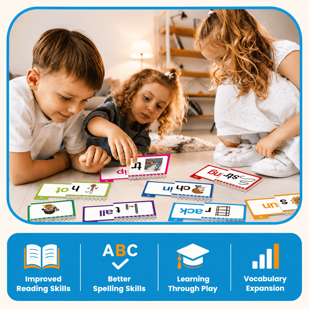 Montessori Word Flip Cards