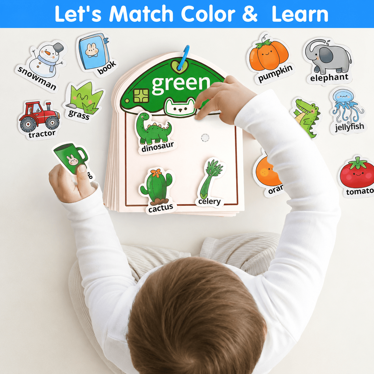 Toddler Color & Vocabulary Busy Book