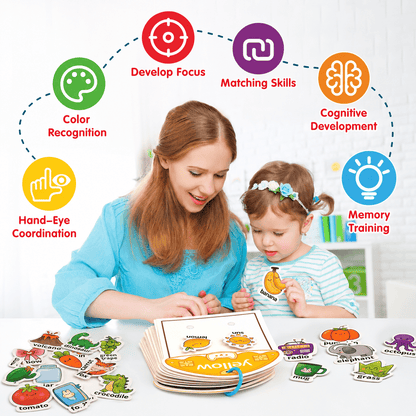 Toddler Color & Vocabulary Busy Book