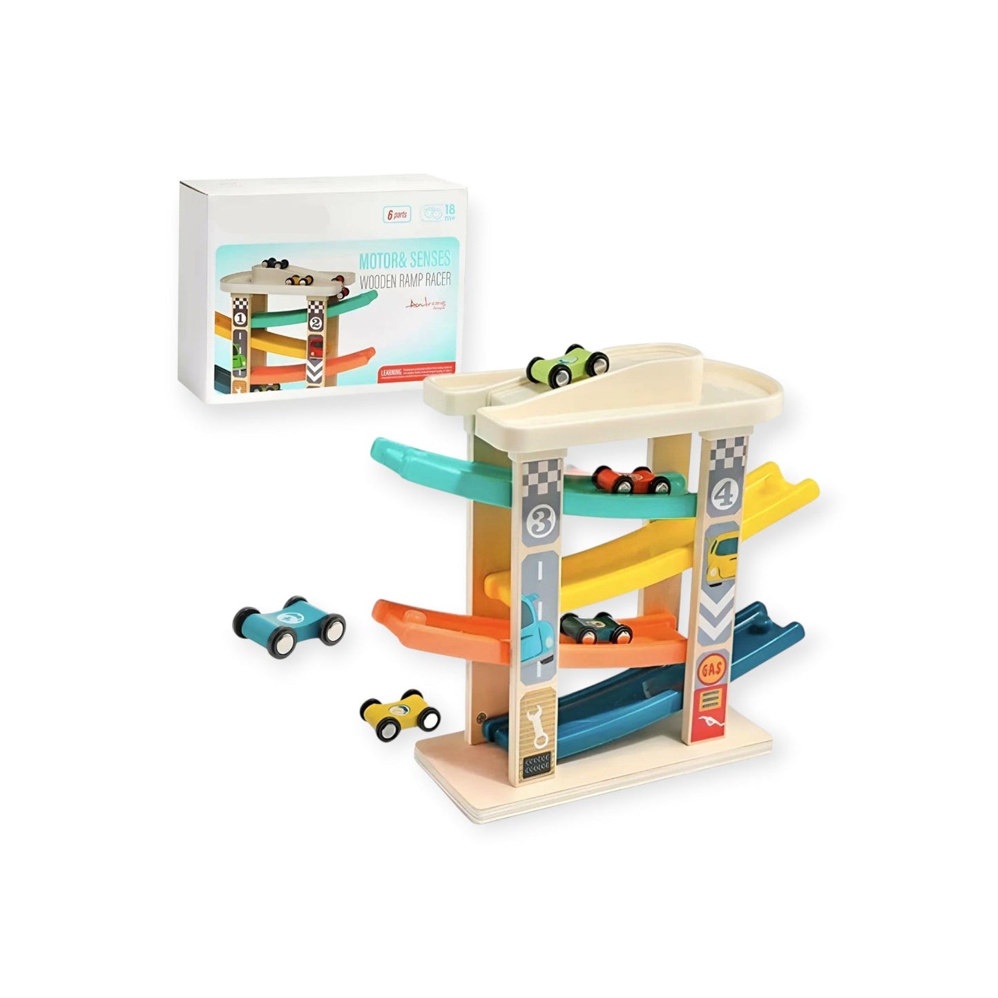 Wooden Car Race Track Ramp