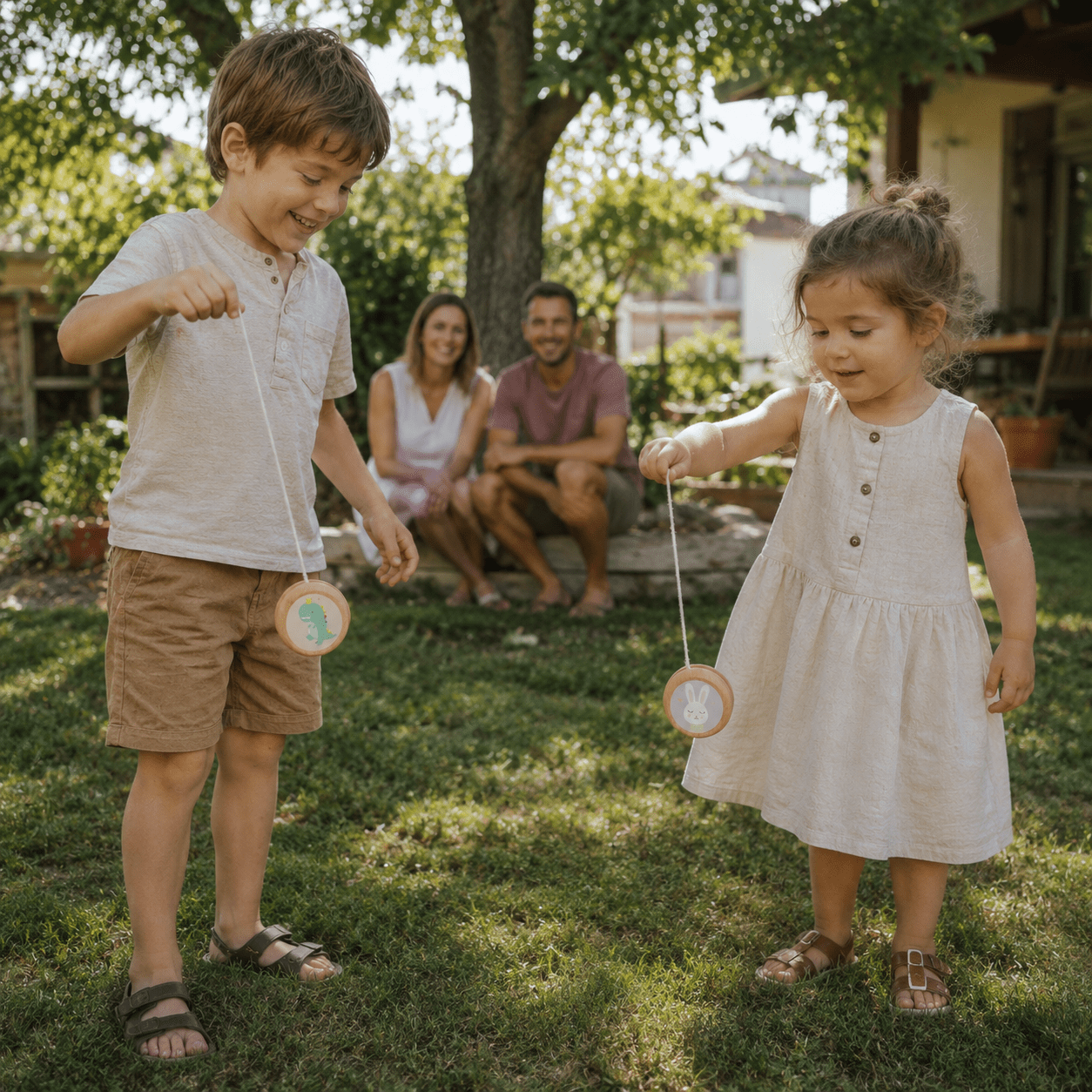 Wooden Yo-Yo for Kids