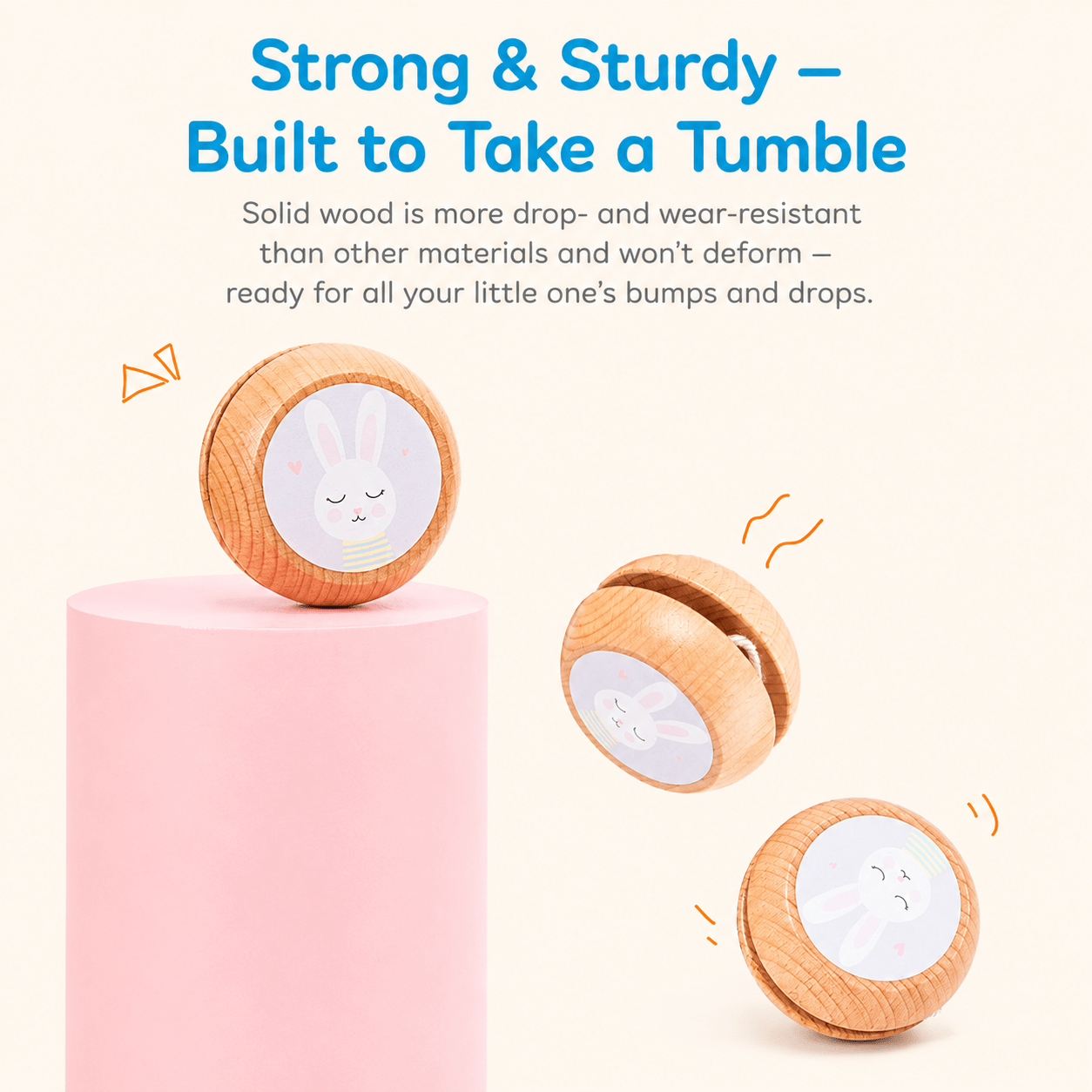 Wooden Yo-Yo for Kids