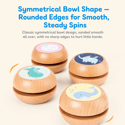 Wooden Yo-Yo for Kids